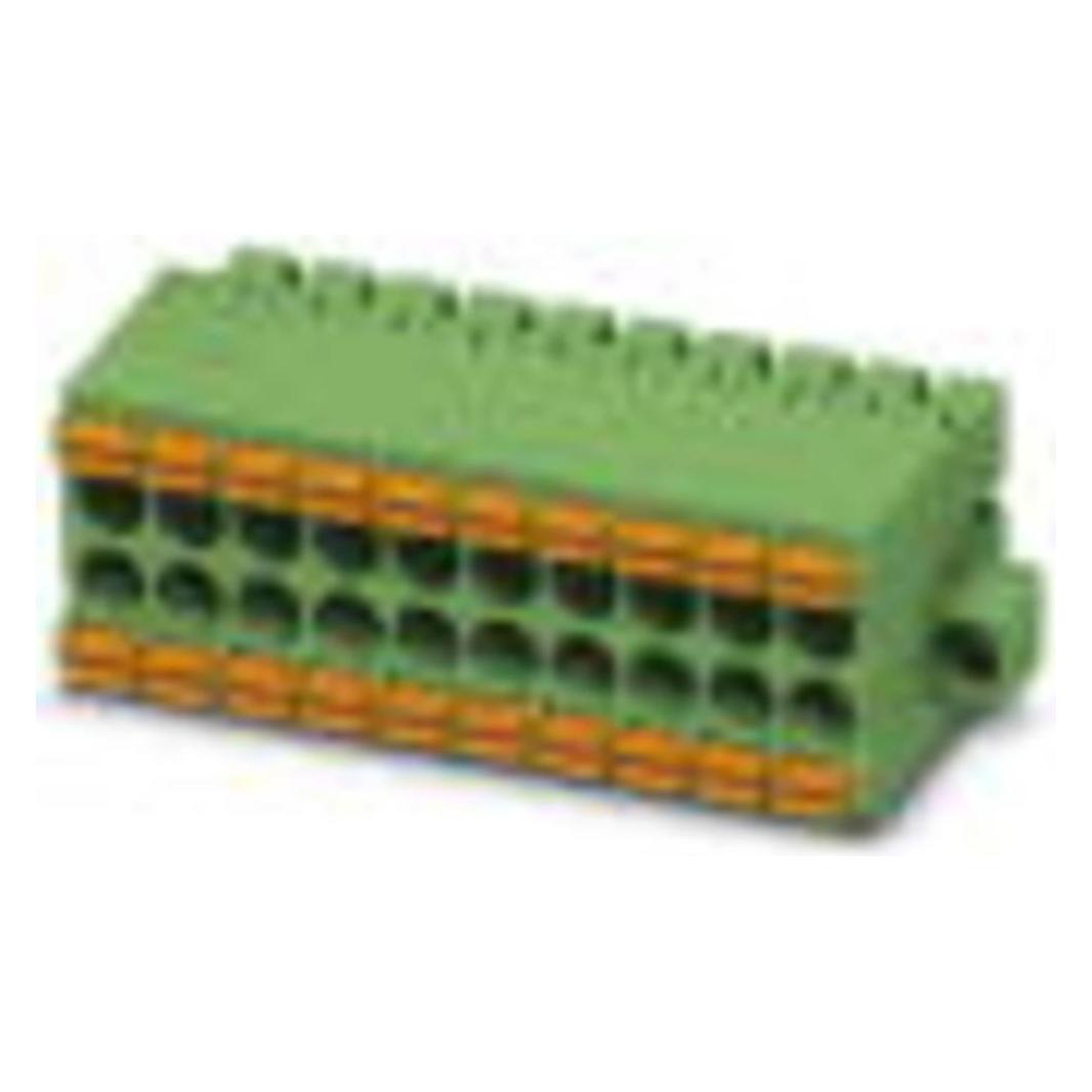 Phoenix Contact PHOE Leiterplattensteckverbinder, Elektronikkabel + Stecker, Grün
