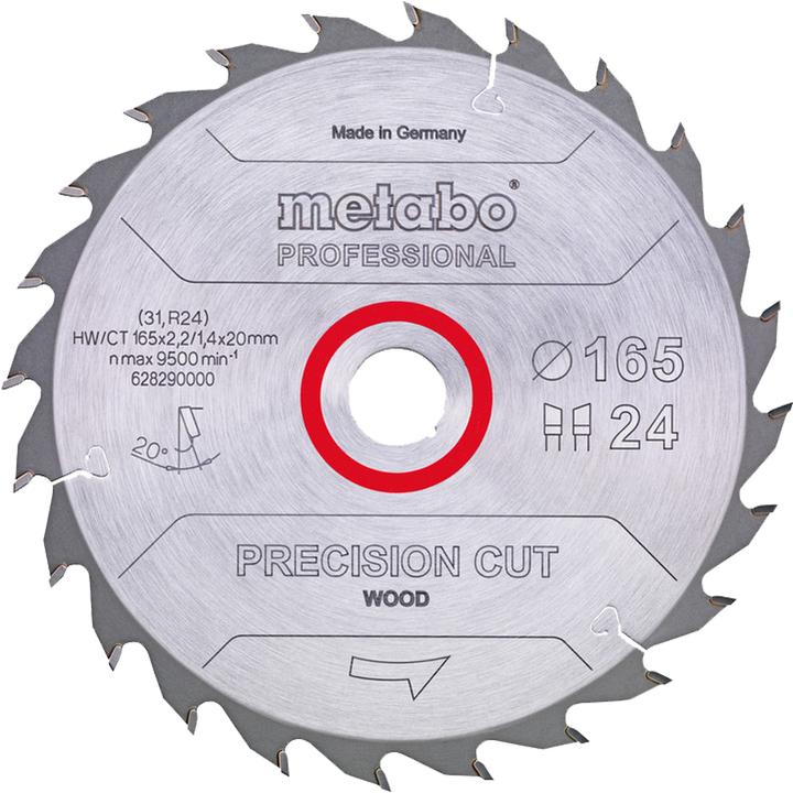 Actual product image Metabo Circular saw blade HW/CT 160x20, 24 WZ