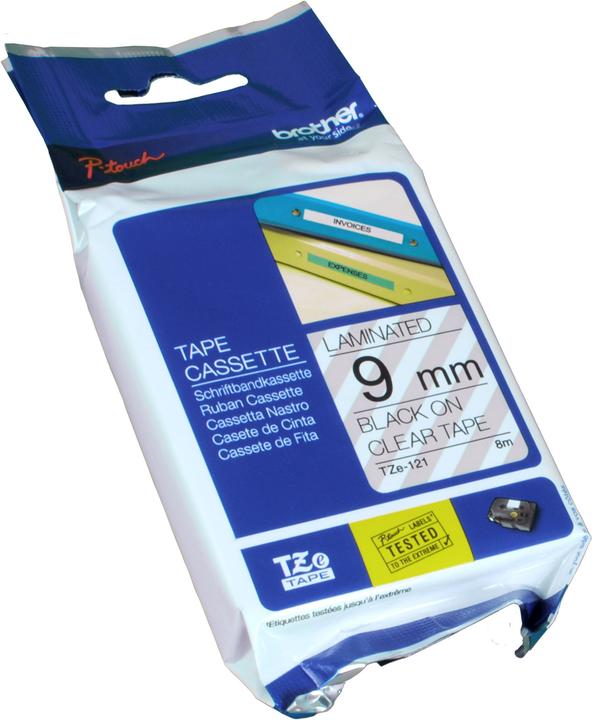 Produktbild Brother TZe-121 (0.90 cm, Transparent)
