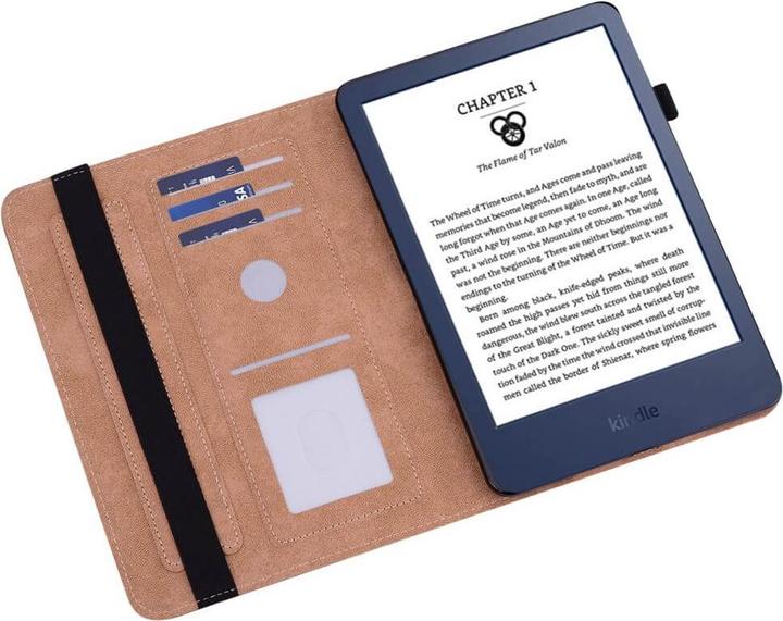 Produktbild Cover-Discount Kindle 2022 (6.0 / 11.Gen) - Etui mit Kartenfach blau