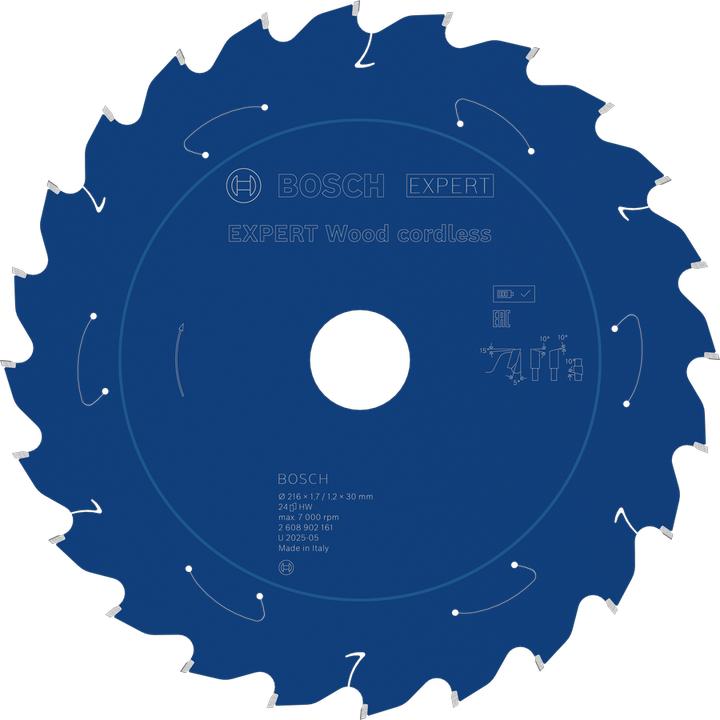 Immagine prodotto Bosch Professional Zubehör EXPERT Wood Kreissägeblatt, 216x30 mm, T24