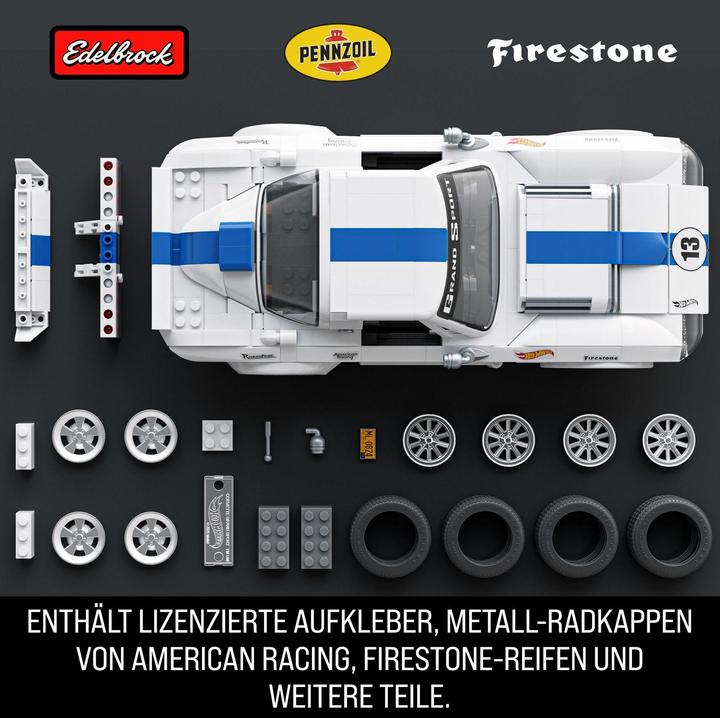 Actual product image Mattel Brick Shop Elite Series Corvette Grand Sport