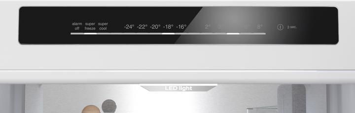 Actual product image Siemens iQ500, free-standing fridge-freezer with freezer at bottom, 203 x 60 cm, BlackSteel, KG39N4X1F (363 l)