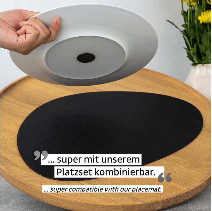 Actual product image Silwy Magnetic dinner plate blue