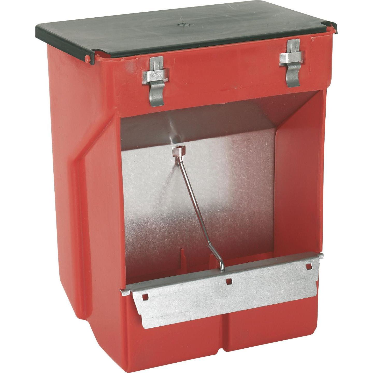 Kerbl Rot Futterautomat Für Kaninchen (350 Cl), Futternapf