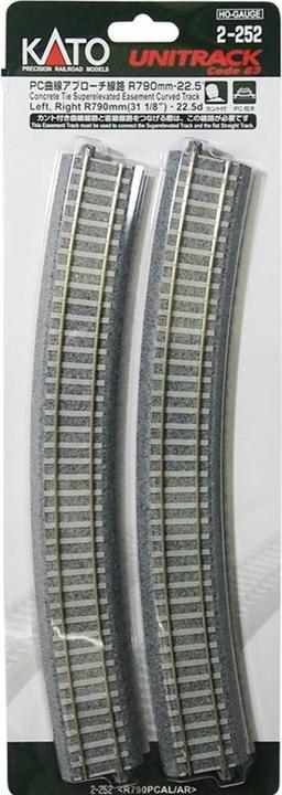 Immagine prodotto Kato H0 Unitrack 2-252 Binario curvo 2 pz. (Traccia H0)