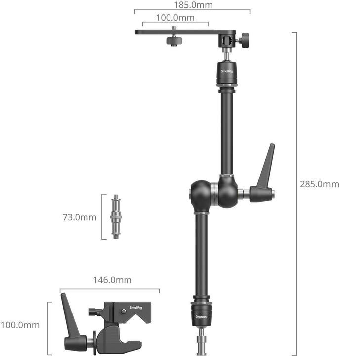 Image du produit SmallRig Super Clamp Magic Arm Kit (Accessoires vidéo divers)