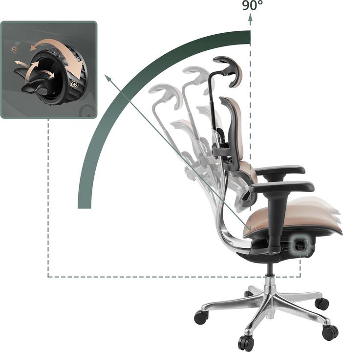 Actual product image Hjh Office Ergohuman Ultra L Gen2 (46 - 58 cm)