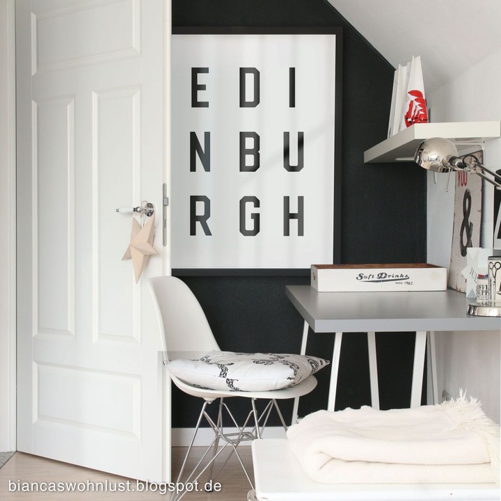 Image du produit Trenddeko Typographie Edimbourg (40 x 50 cm)