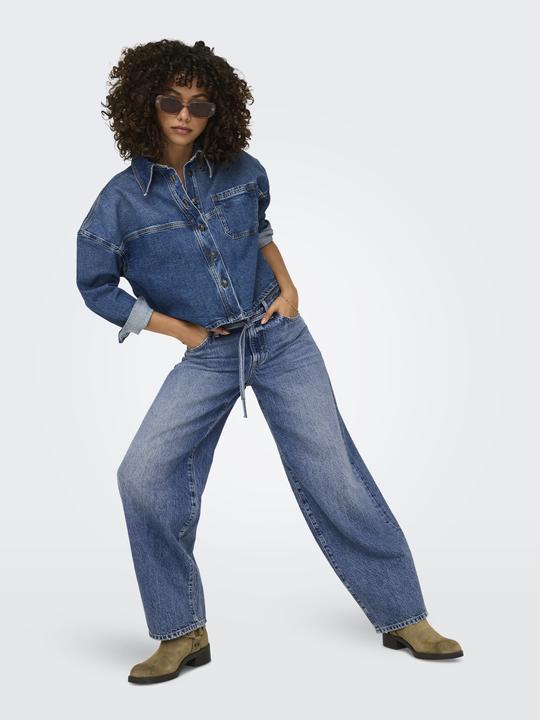 Immagine prodotto Only Jeans a vita media con taglio a palloncino e vestibilità dritta (W31/L34)