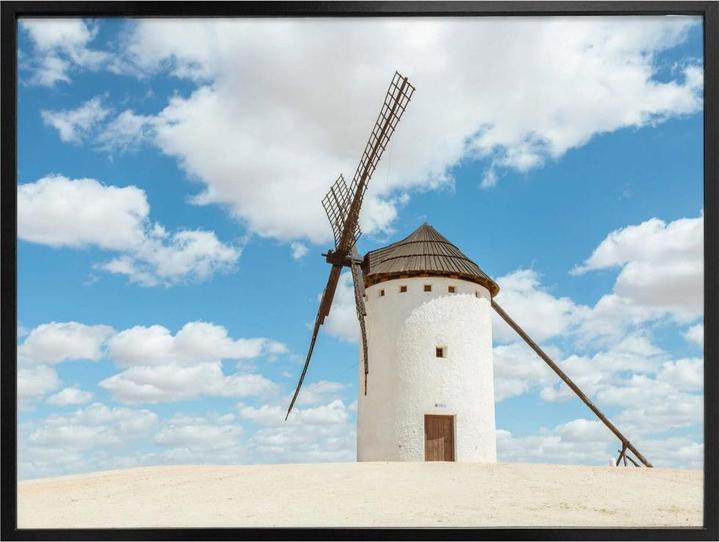 Image du produit Trenddeko Moulins à vent sur la route de Don Quichotte en Espagne (60 x 50 cm)