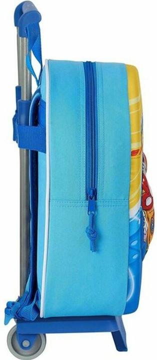 Image du produit Superthings Sac à dos scolaire 3D à roulettes bleu clair (10 l)
