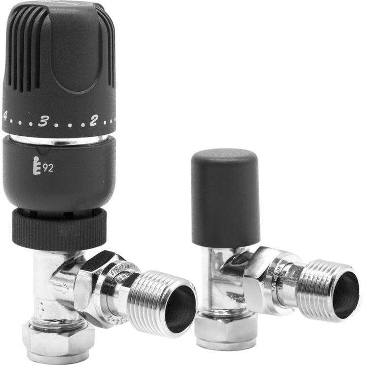 Actual product image Westherm Classic Angle Thermostatic Radiator Valve (Pack of 2)