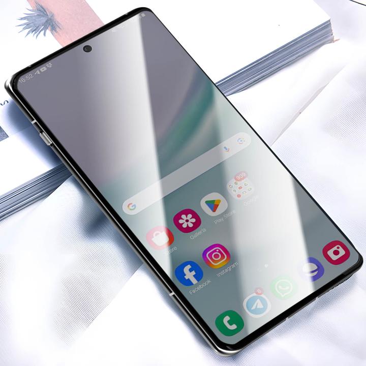 Actual product image Avizar ShieldGuard glass film. Black edge (1 pcs., OnePlus 12R)