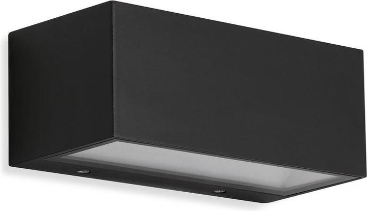 Telefunken LED outdoor wall light, black, 1xLED-Platine/12W (1200 lm, IP44)