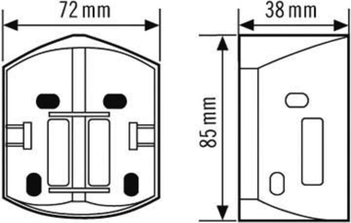 Produktbild Esylux ESY RC Ecksockel