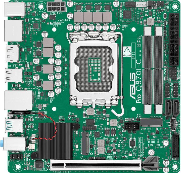 ASUS MB PRO Q870I-C-CSM (LGA 1851, Intel Q870, Mini-ITX)
