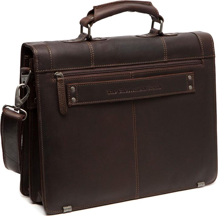 Actual product image The Chesterfield Brand Chesterfield Brand Leren Aktetas Bruin Stuttgart (16")