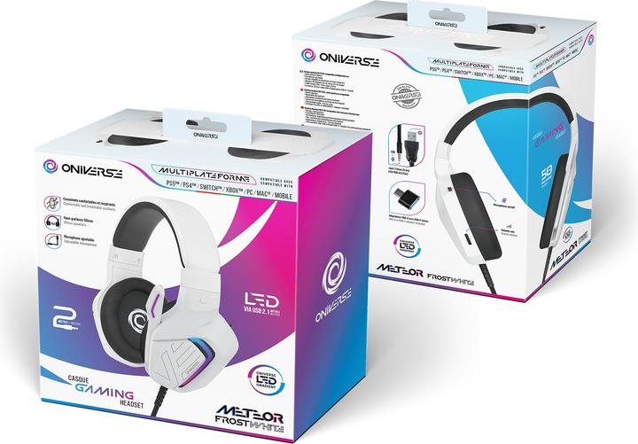 Image du produit Oniverse Gaming Headset Meteor - Frost White (Filaire)