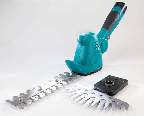 Actual product image Garten Meister 4in1 Battery Grass & Shrub Shears Set (Rechargeable battery operated)