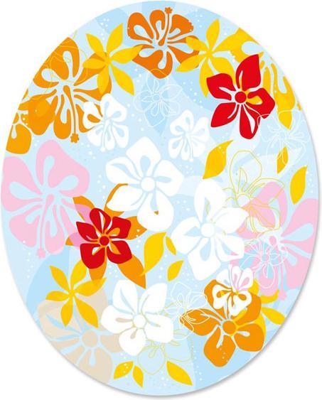 Produktbild Familie von Quast Klodeckelaufkleber - Toilet Sticker Flower Power