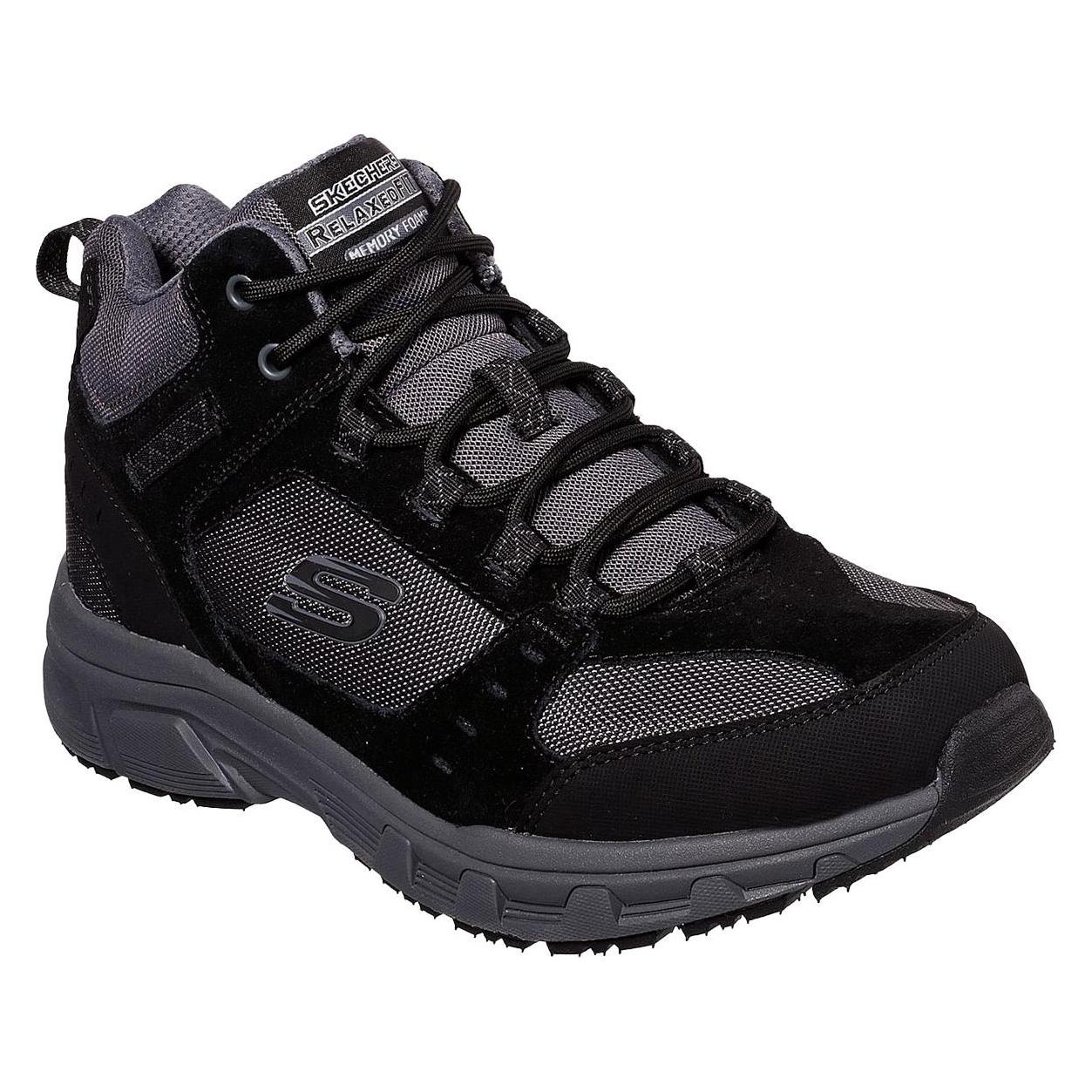Skechers, Herren, Wanderschuhe, Oak Canyon - Ironhide (45), Schwarz, Grau