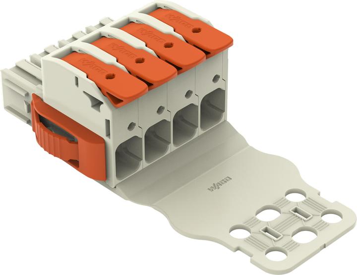 Actual product image Wago 832-1104/314-000 1-wire female connector Lever Locking latch Pull release