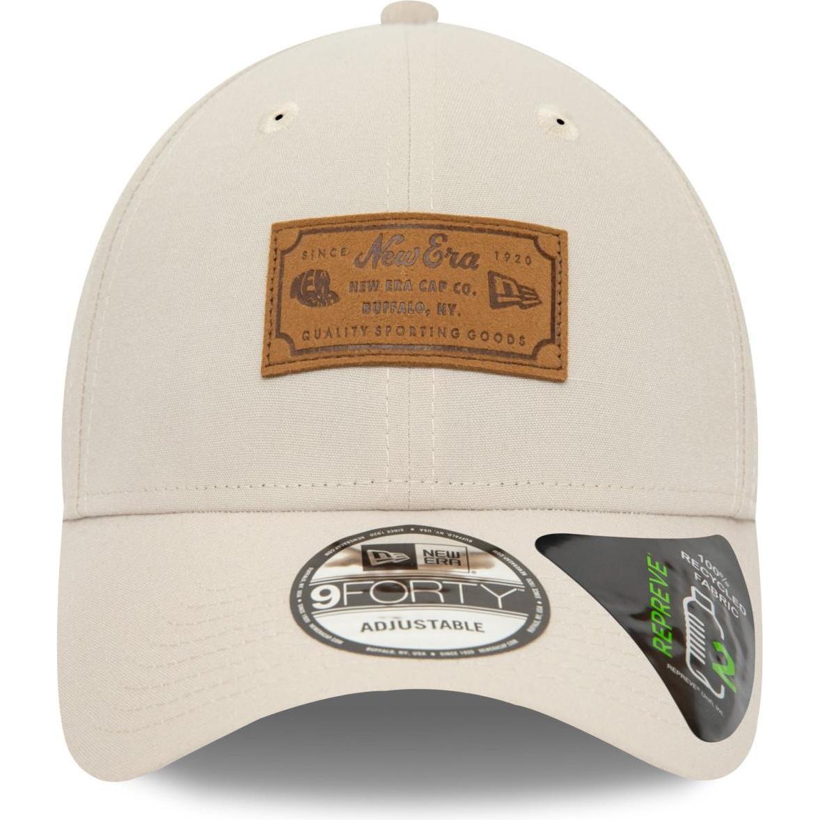 Thumbnail - New Era, Herren, Cap, 9Forty Adjustable Cap - Heritage Brand Patch Stone, Beige