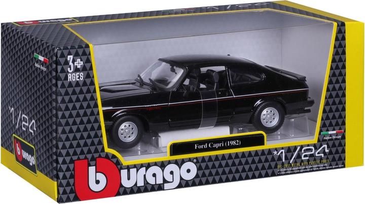 Actual product image Bburago Ford Capri 1600 GT 1/24 black