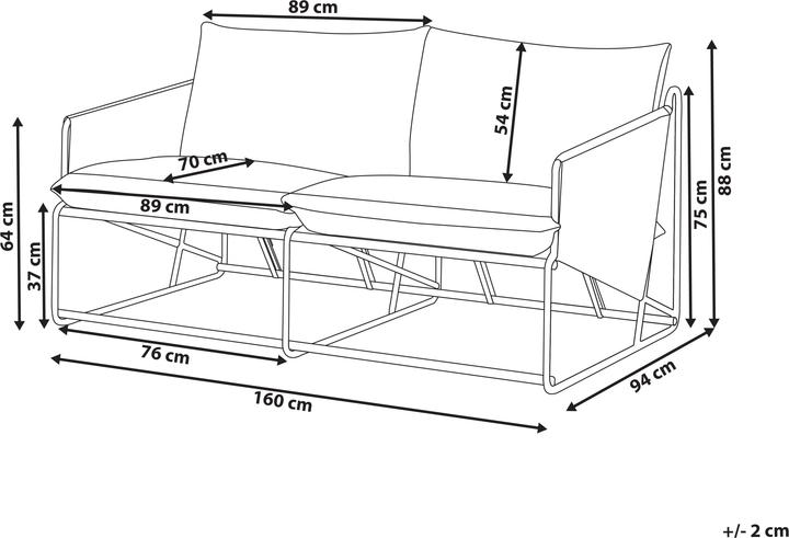 Actual product image Beliani Ponte