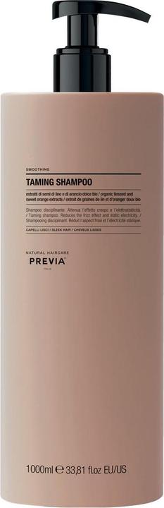 Produktbild Previa Organic Almond & Linseed Oil Organic Almond & Linseed Oil Taming Shampoo (1000 ml, Flüssiges Shampoo)