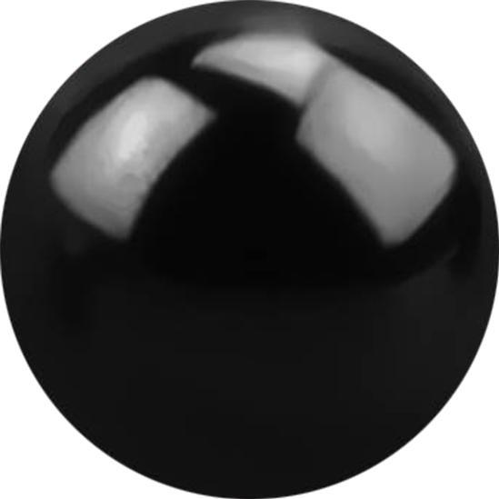 Immagine prodotto Star Piercing Micropalla nera (Acciaio chirurgico 316L, senza ottone)