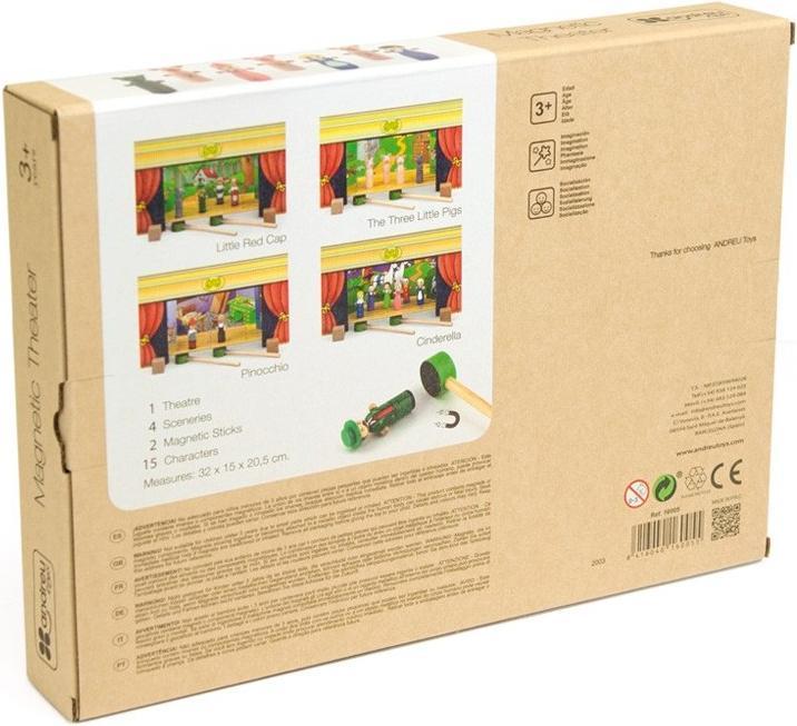 Actual product image Topbright Toys Magnetic Theater kids theater, kids, theater, kids show (English, French)