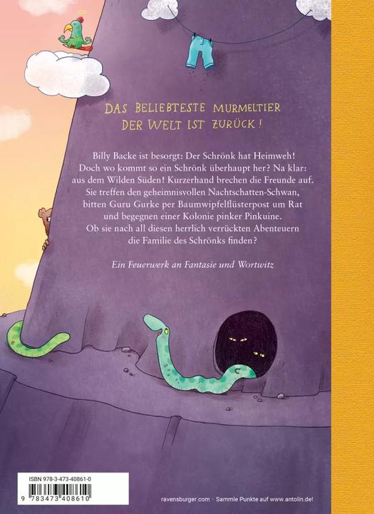 Produktbild Ravensburger Billy Backe, Band 3: Billy Backe und der Wilde Süden (Deutsch, Markus Orths, Ina Hattenhauer, 2022)