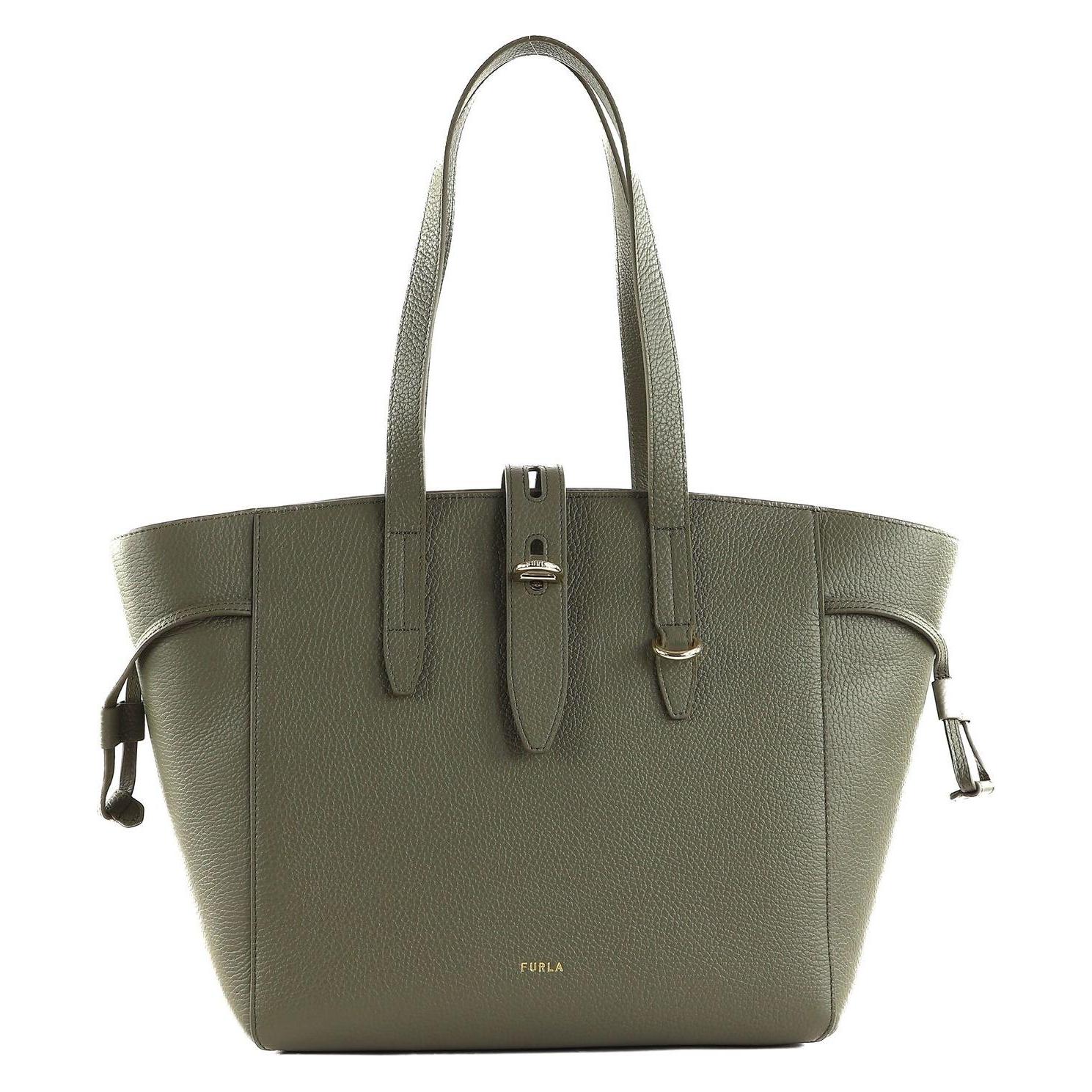 Furla, Damen, Tasche, Net Tote Bag, Braun