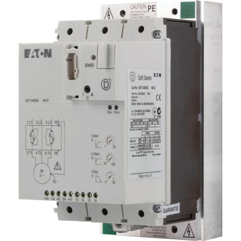 Eaton, Unità di controllo motore, Avviatore graduale, 100 A, 200-480 V CA, 24 V 134956