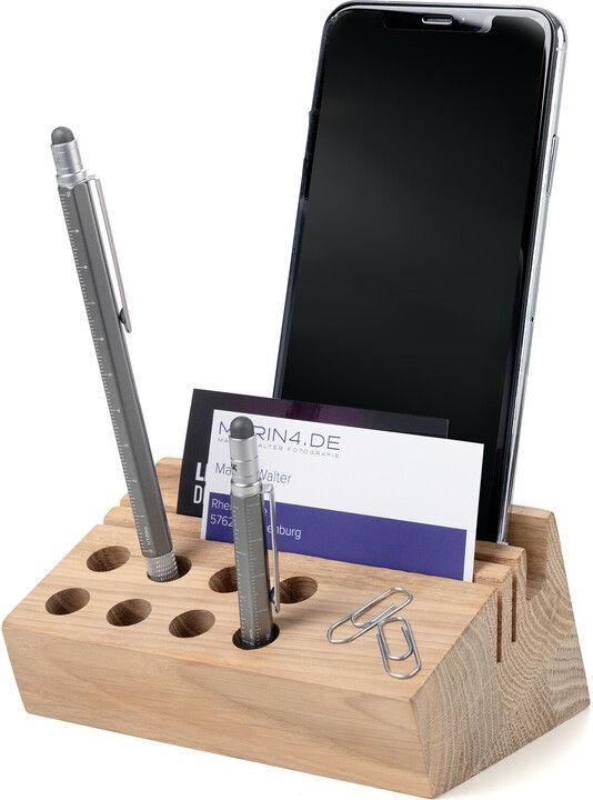 Produktbild Troika HOLZWEG PEN STAND Schreibtisch Organizer, Eichenholz