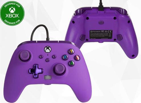 Produktbild PowerA Controller Wired Royal Purple (Xbox One/Series X/PC) (Xbox Series S, Xbox Series X)