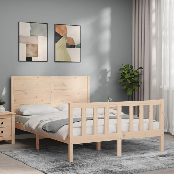 Produktbild vidaXL Bettrahmen (135 x 190 cm)