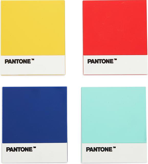 Balvi Glass coasters Pantone (4 x, Glass coaster)
