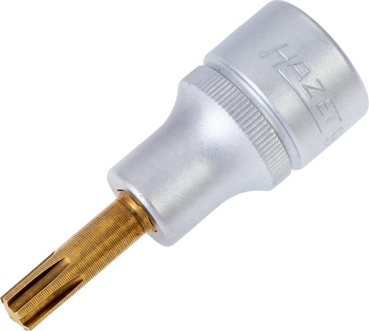 HAZET Screwdriver socket 991-7 ∙ Square, hollow 12.5 mm (1/2 inch) ∙ Spline Socket Ribe-CV ∙ M7