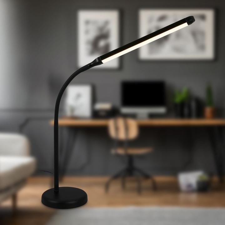 Actual product image Briloner MURA LED Tischleuchte - Schwarz (600 lm)