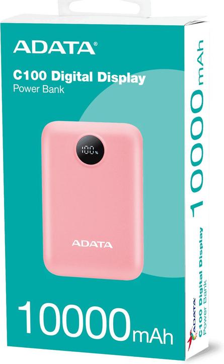 Produktbild Adata Powerbank P10022-12 10000 mAh, Akkutyp: Lithium-Polymer (10000 mAh, 15 W, 37 Wh)
