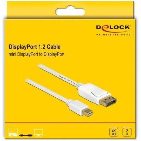 Thumbnail - Delock Mini DisplayPort — DisplayPort (2 m, DisplayPort), Video Kabel