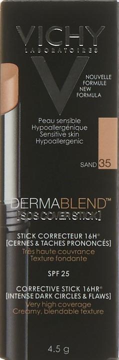 Produktbild Vichy Dermablend SOS-Cover Stick 35 Sand, 4.5 g Stift