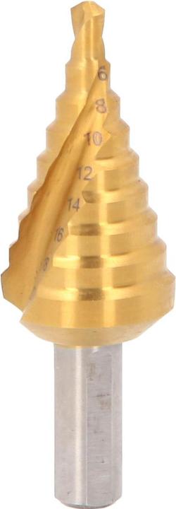 Actual product image KS Tools HSS-TiN step drill, extra short (up to 20 millimetres)