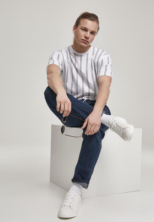 Produktbild Urban Classics Heavy Oversized AOP Stripe Tee (S)