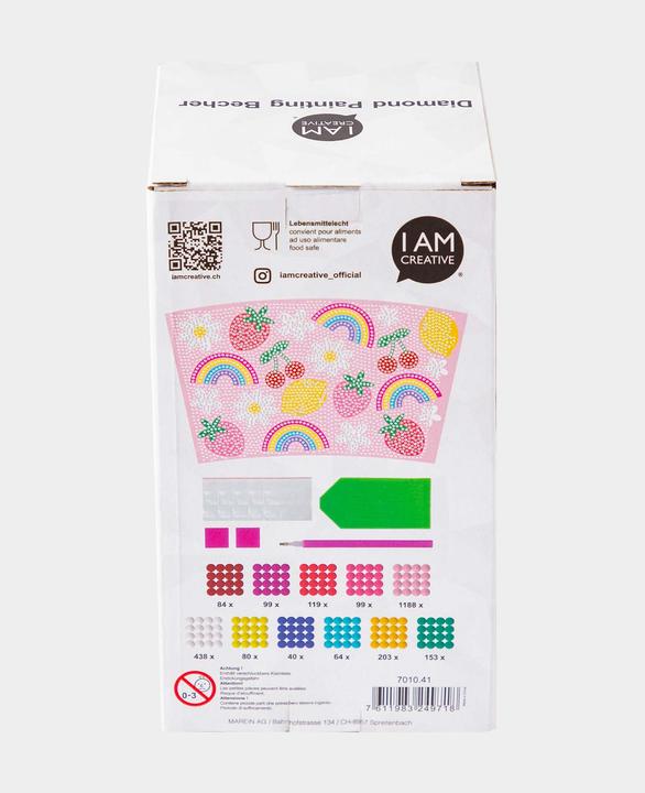 Actual product image I Am Creative Pink mug