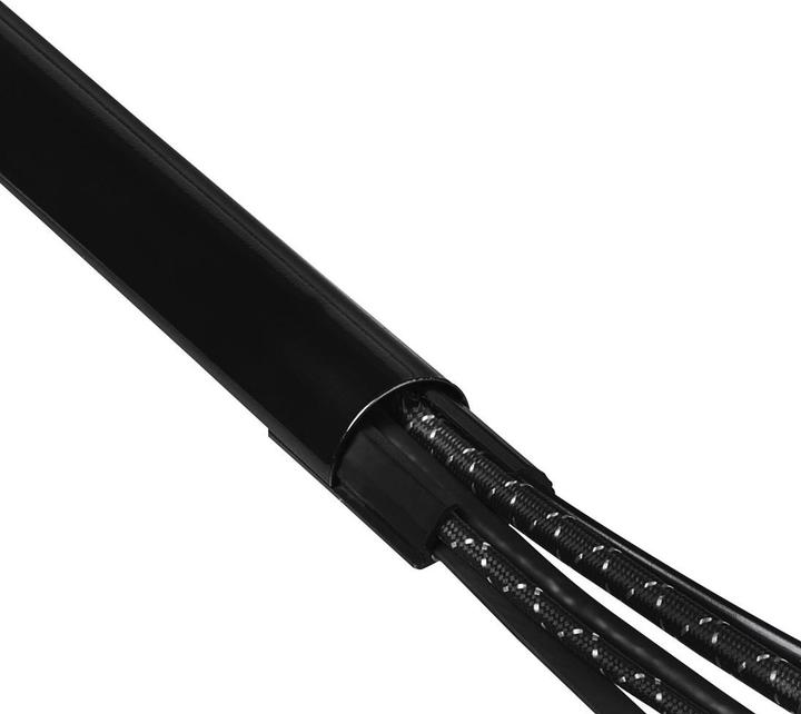 Actual product image Hama Aluminium cable duct, half round (Duct, 110 cm)