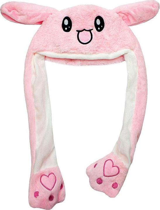 Produktbild JTI Hasenmütze mit tanzenden Ohren - Rosa (One Size)